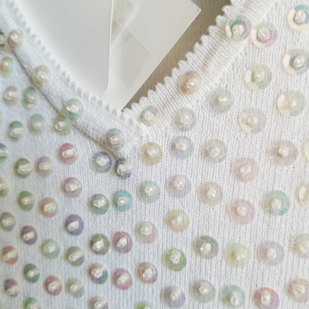 Iridescent sequinned Joseph A. Shell NWT sz L